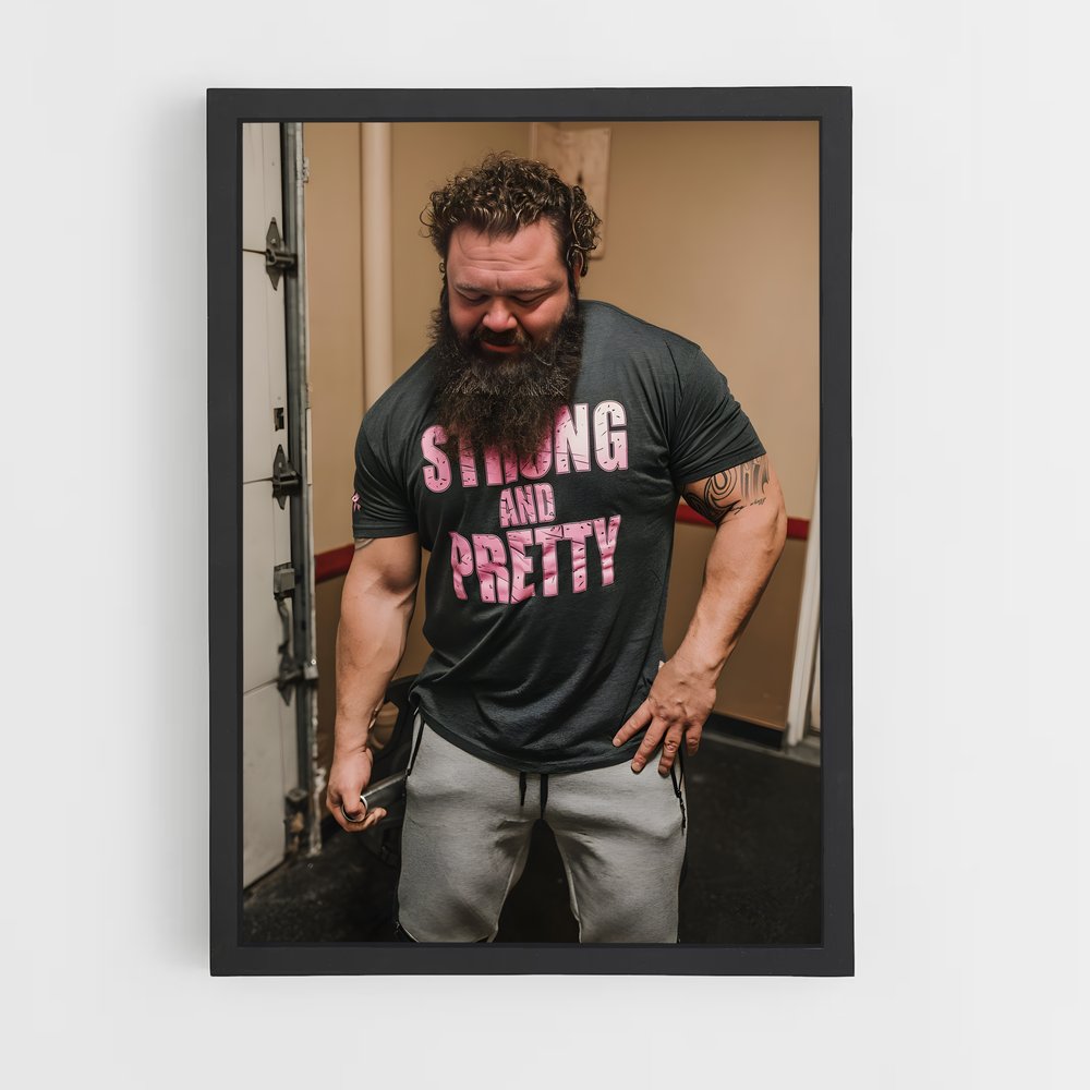 Poster Robert de oberst – affiche Powerlifting (vue 2)
